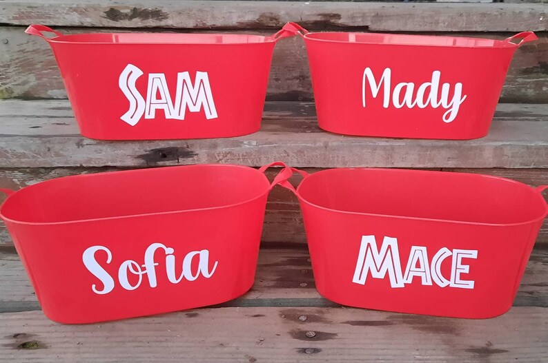 Personalized Valentines Day Buckets Valentines Day Basket Gift Baskets image 5