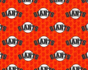 Retro San Francisco Giants Baseball 44 Inch Cotton Fabric 60029 B