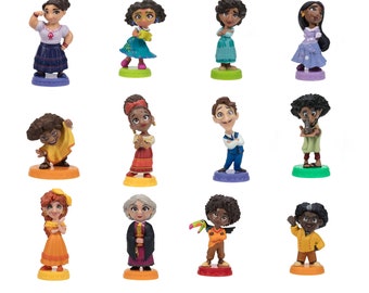 Encanto Cupcake Toppers - Encanto Cake Toppers - Mini Figures - Madrigals