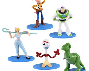Toy Story 4 Cake Toppers - Cupcake Toppers - Toy Story Cupcake Toppers - Toy Story 4 Cake Decorations