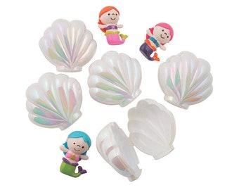 Mermaid Seashell Party Favors - Seashell Containers