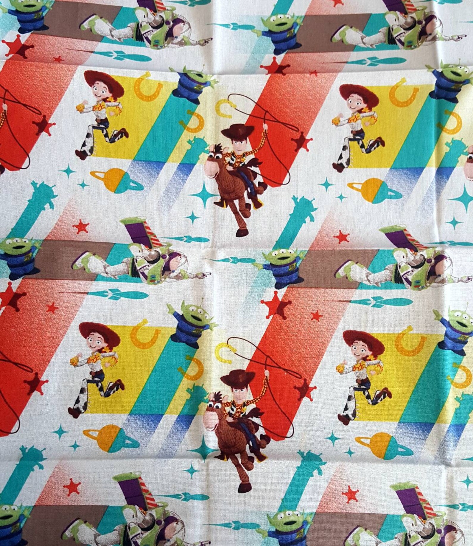 Toy Story 4 Fabric Toy Story Fabric Woody Fabric Buzz Etsy