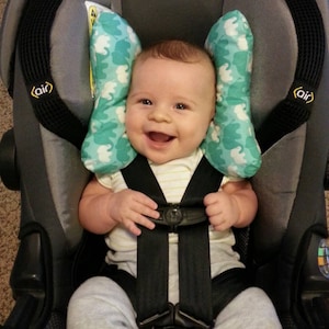 Podparcie głowy niemowlęcia Torticollis, Podparcie głowy noworodka, Unikalne prezenty Baby Show, Akcesoria do siedzeń, Poduszka podtrzymująca uszy słonia
