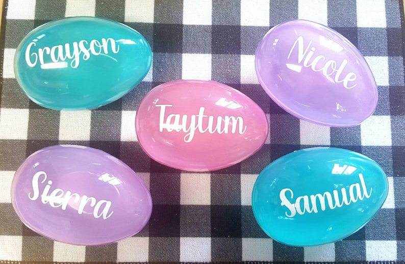 Personalized Easter Egg Easter Gifts 5in Easter Egg image 3