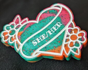 Multi She/Her Pin