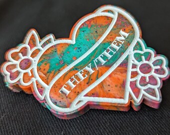 Multi They/Them Pin