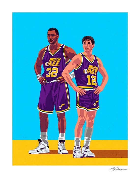 green john stockton jersey