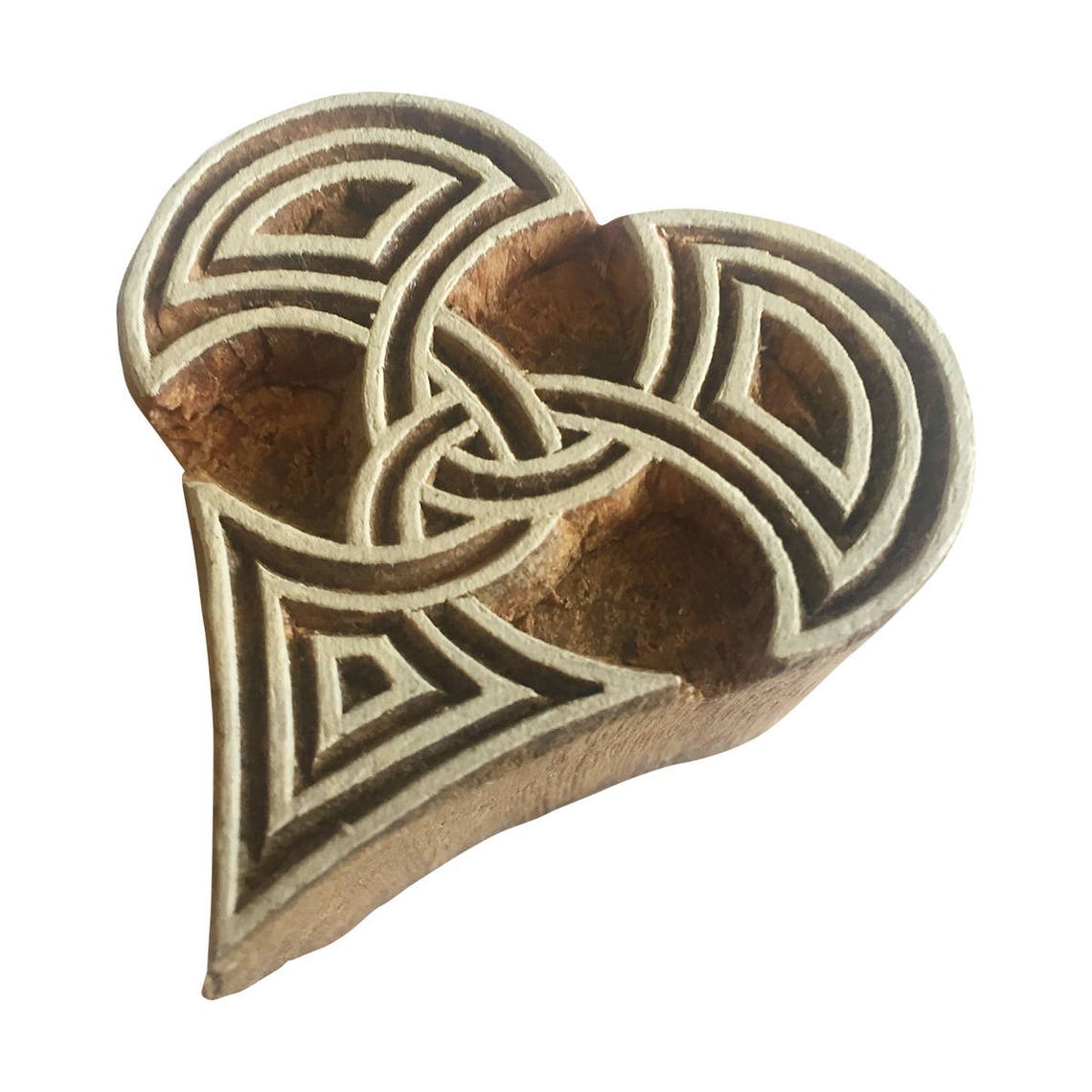 Triquetra Celtic Knot Stamp Block Print Stamp Textile Stamp Etsy