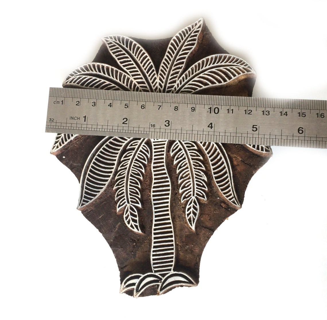 Palm Tree Stamp Tree Wood Stamp Indian Wood Stamps Hand Etsy