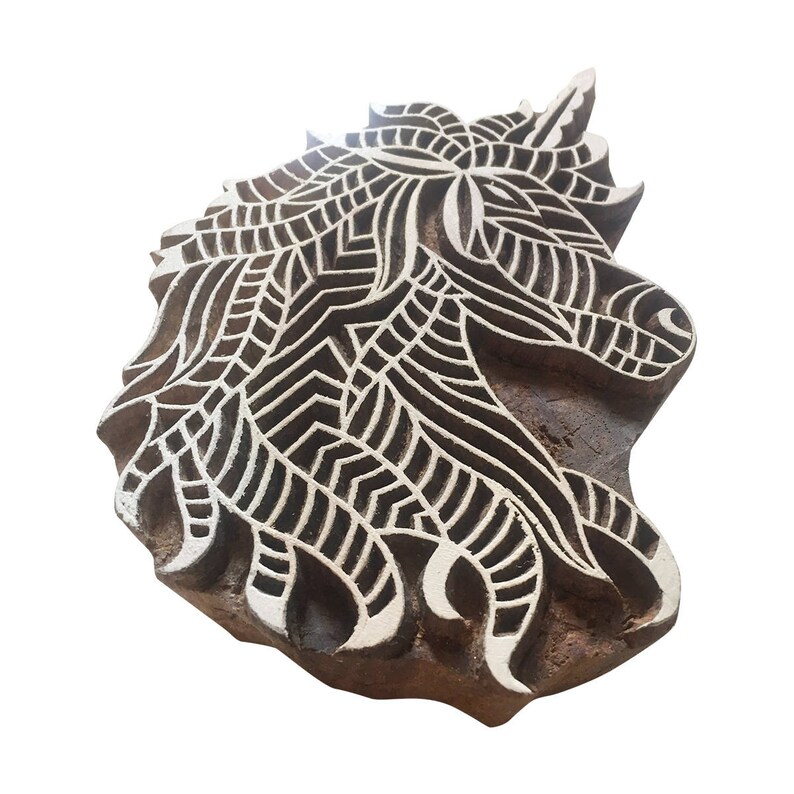 Unicorn Stamp Wood Block Stamp Block Printing Stamp Textile Etsy