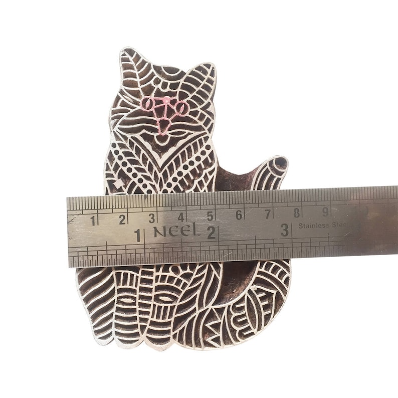 Fox Stamp Wood Block Stamp Block Printing Stamp Textile Stamp