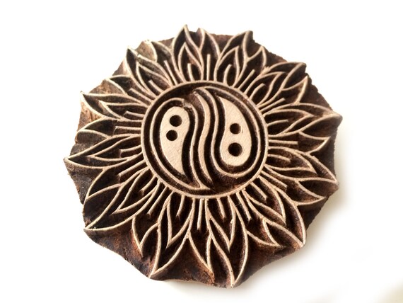 Indian Wooden Textile Stamps Wood Printing Block Squirrel Stamp Decorative Block