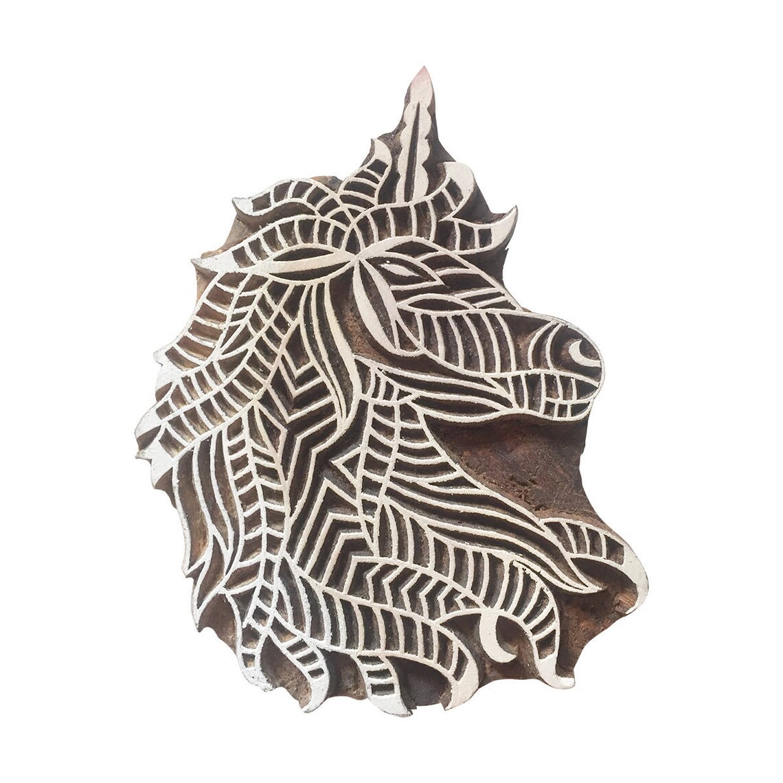 Unicorn Stamp Wood Block Stamp Block Printing Stamp Textile Etsy