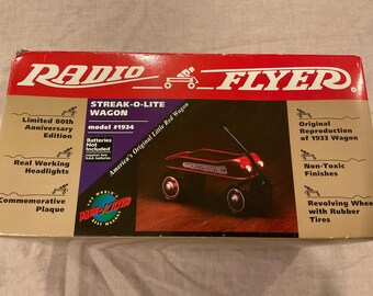 Vintage Mini Radio Flyer Streak-o-lite Wagon - New in Package