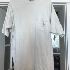 Vintage Banana Republic XL gyroscope map T-shirt white - used