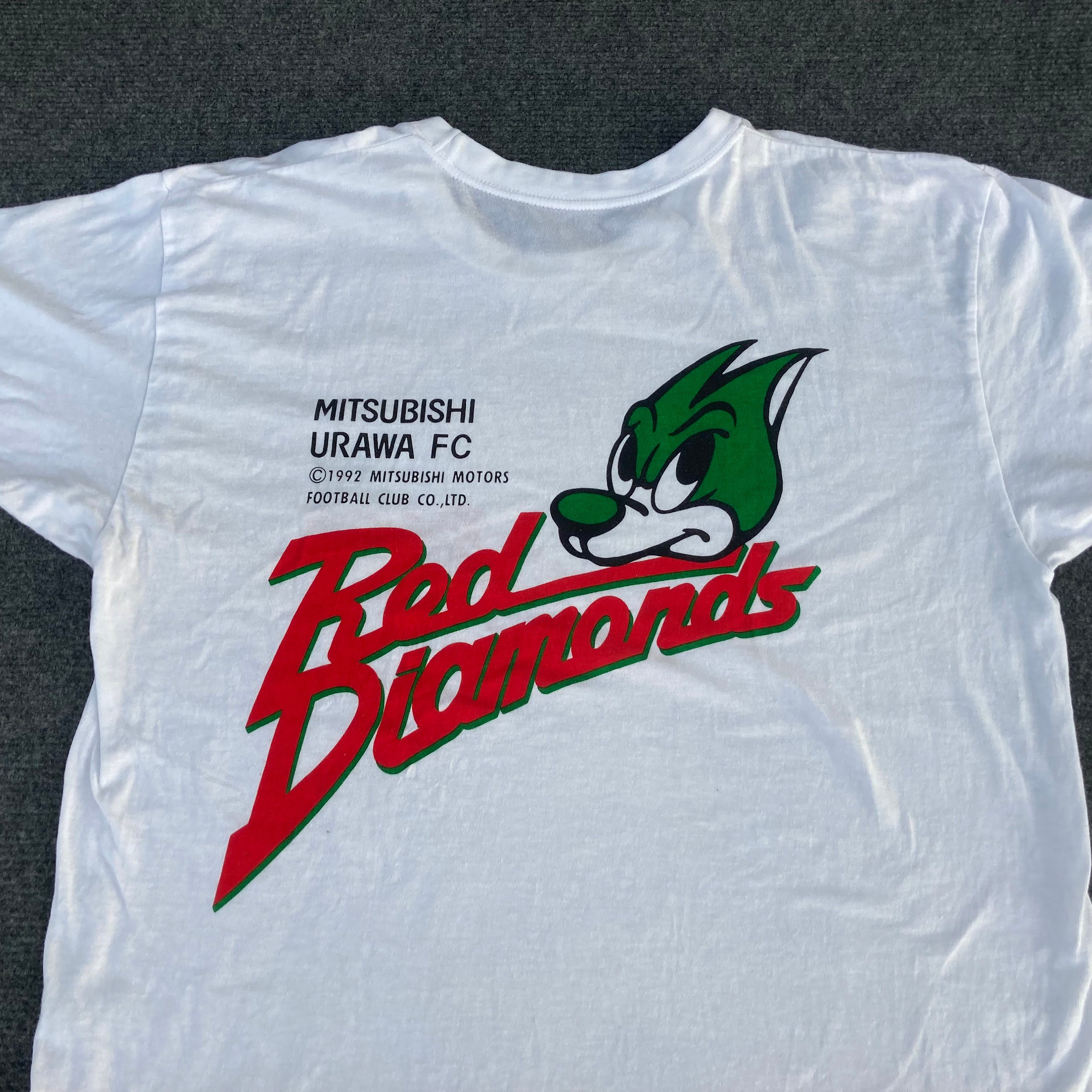 Vintage Urawa Red Diamond Mitsubishi Japan Football Soccer T Shirt