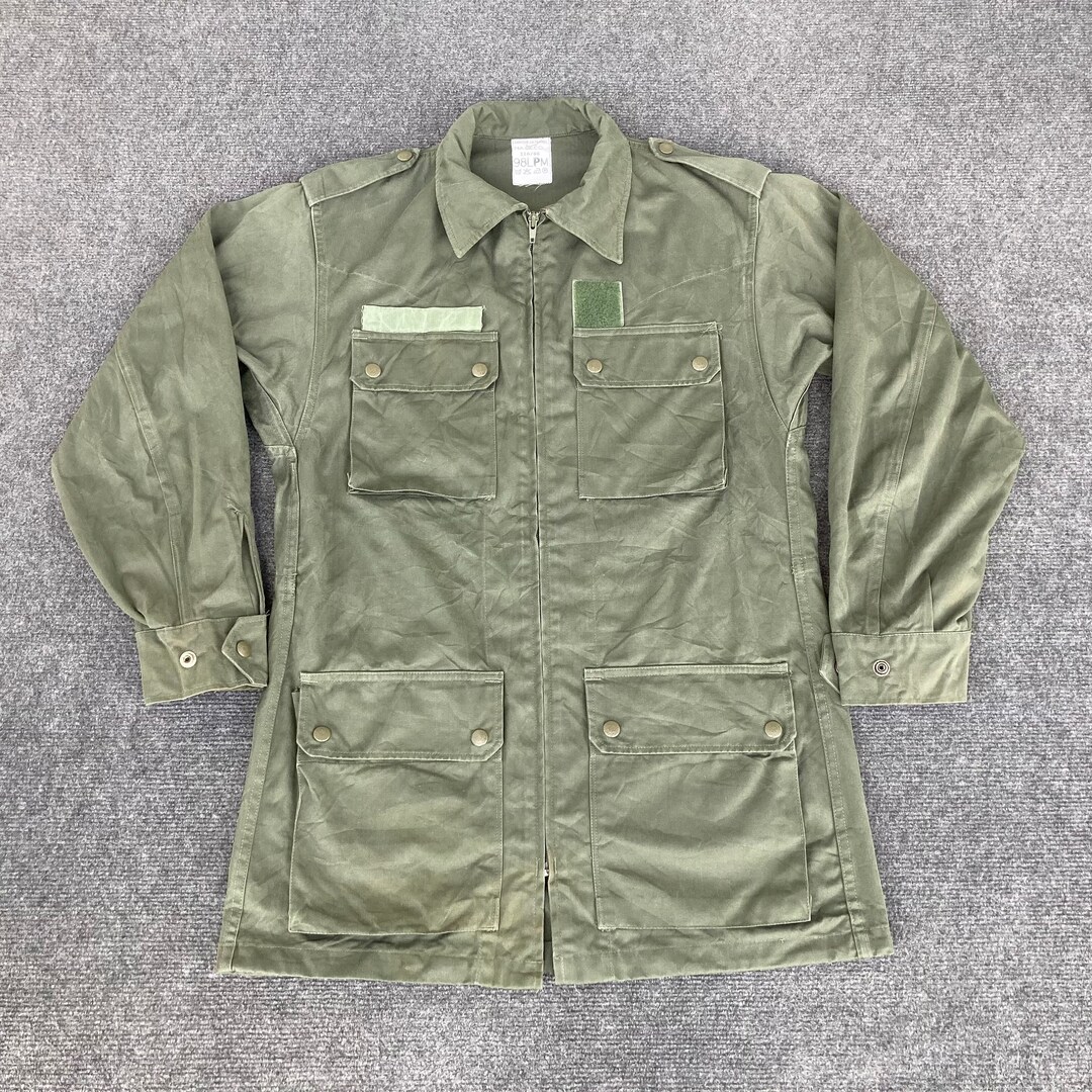 CLANE】BACK FRILL MILITARY JACKET CLANE (クラネ) Back Frill Military Jacket, Jacket, Khaki