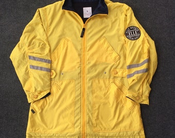 Vintage ELLE Sport Windbreaker 80s 90s Giacca
