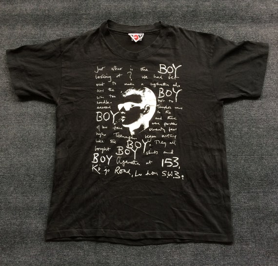 Vintage Boy London Stephan Raynor Seditionaries Punk 90s Rare T Shirt Etsy