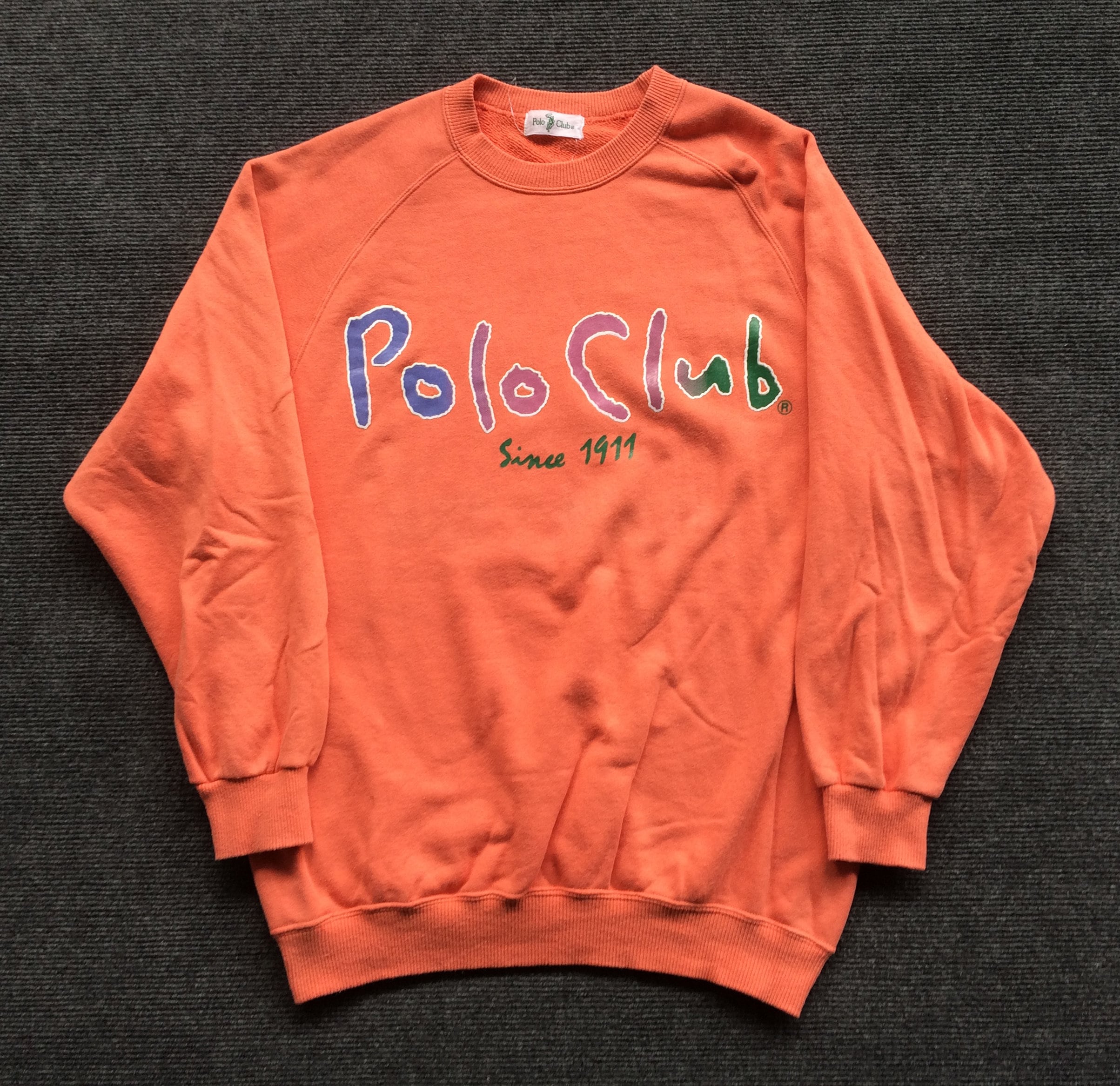 Vintage Polo Club white sweatshirt