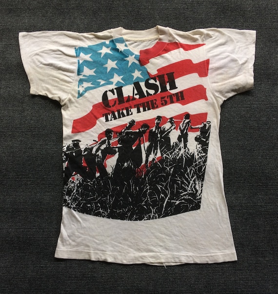 Vintage The Clash Punk Concert 80s Promo Tour Rar… - image 1