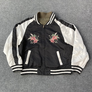 Vintage Baroque Reversible Jacket Swag 90s Hip Hop Two side Women Sweater