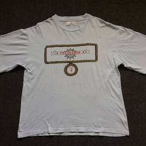 Vintage TRUSSARDI BiG Logo 90s Designer Rare T Shirt