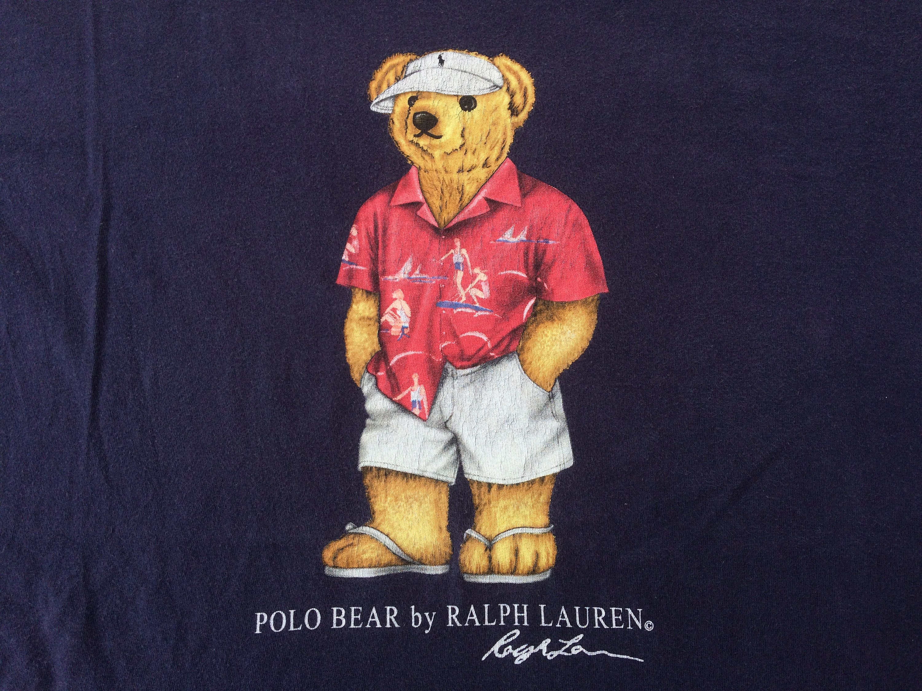 Vintage Polo Ralph Lauren Hawaii Bear Polo Sport 90s Short Vintage Polo Ralph Lauren Hawaii Bear Polo Sport 90s Short