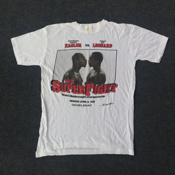 Sugar Ray Leonard × Thomas Hearns】 TEE シュガー・レイ