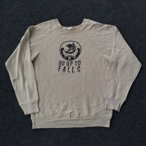 Vintage Go Up To Fall Streetwear 90&#39;s Fish Sweatshirt