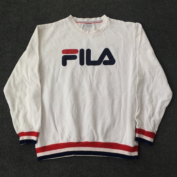 Vintage Fila White Sport 90s Sweatshirt -