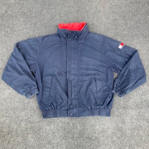 Vintage Tommy hilfiger Hooded Hip Hop 90s Streetwear S Jacket Sweater