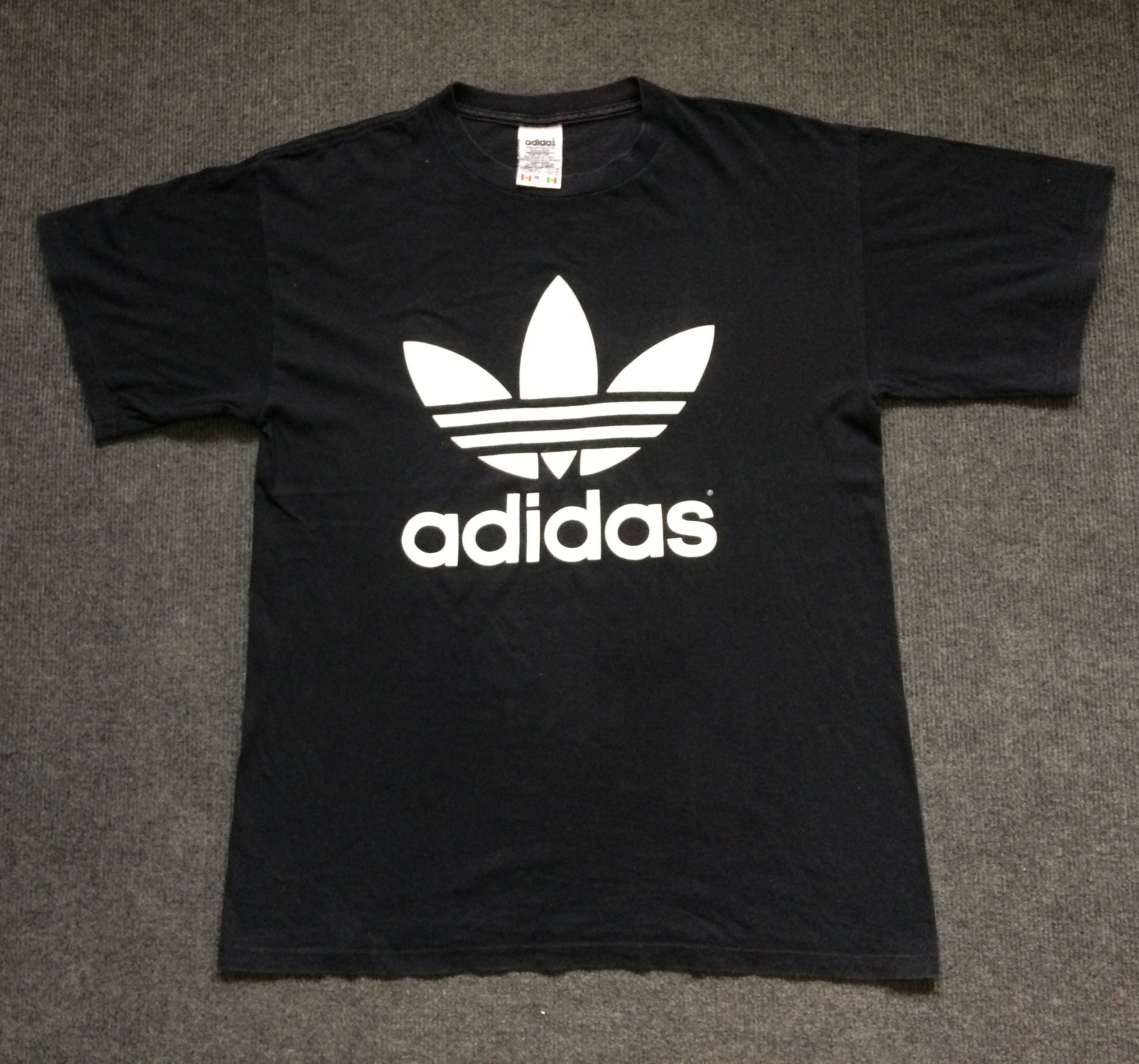 Vintage Adidas Hip Hop Rare 80s 90s Short Sleeve T shirt