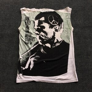 Vintage Ian Dury And The Music Students Tour 84 Fifth Column London 80s Promo Tour Rare T shirt