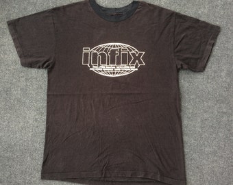 Vintage infix japonais bande musical groupe tour des années 90 rare T Shirt