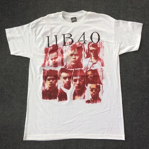 Vintage UB40 1988 World Tour Concert 80s Robin Campbell Ali Michael Virtue Brian Travers T shirt image 1