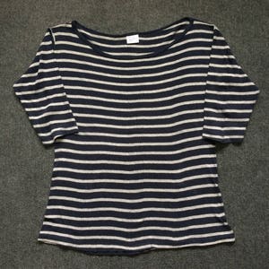Vintage Stripe Women Punk 90s T shirt