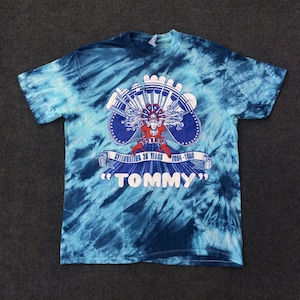 Vtg The Who 80s Tommy Tie Dye Original Rock T shirt