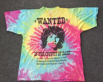 80s The doors jim morrison tye dye Tシャツ Vintage The Doors 