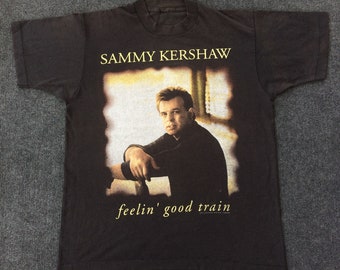 Vintage SAMMY KERSHAW Country Music 90s Tour Original Rare T Shirt