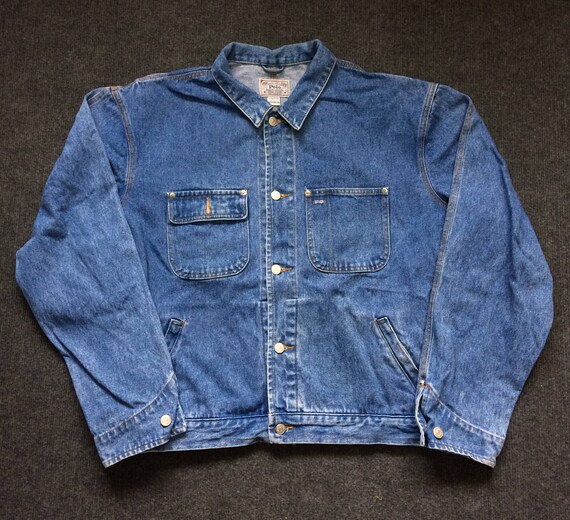 ralph lauren bear denim jacket