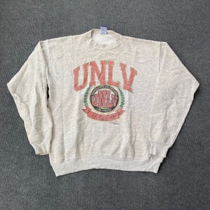 Vintage Champion Sudadera de la Universidad de Nevada Las Vegas