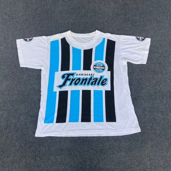 Vintage Kawasaki Frontale Club Football Japan Soccer 90s T Shirt