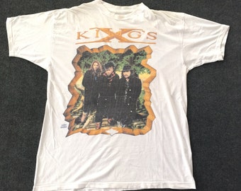 Vintage King's X Faith Hope Love Rock 90s T Shirt - Etsy