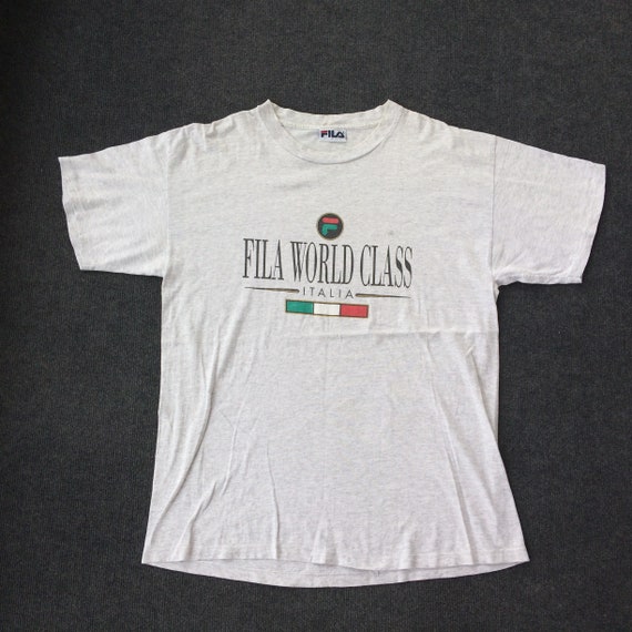 Fila italia t shirt clearance