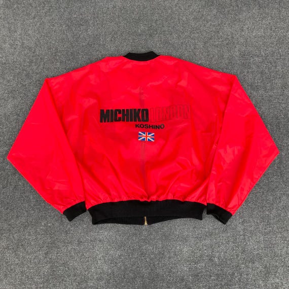 ジャケット・アウター Kouji MakinoCINCH Oblada 1922 VINTAGE Vintage Michiko Koshino London Zipper Windbreaker 90s Jacket - Etsy