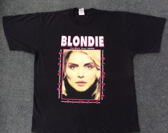 Vintage Blondie 90s 1999 Tour Rare Deborah Harry T shirt