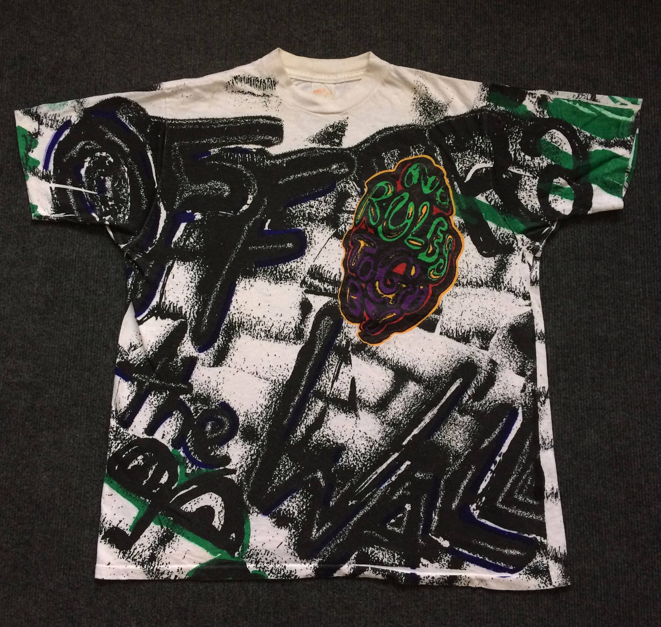 トップス fuct 90s Vintage 90s FUCT Shirt Size L Made in USA Skate Streetwear
