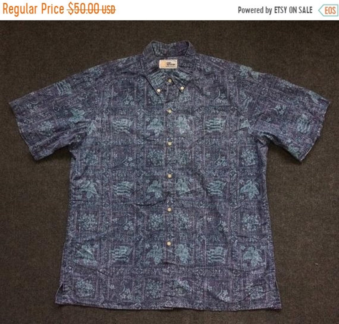 On Sale 32% Vintage Reyn Spooner Hawaii 80s 90s Short Sleeve - Etsy