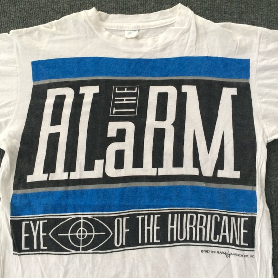 1988 The Alarm Eye of the Hurricane Tシャツ Vintage the Alarm Eye of the Hurricane UK 80s Tour Promo Original